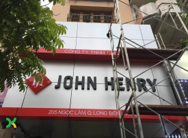 Biển quảng cáo alu John Henry