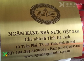 Biển đồng ăn mòn của Ngân hàng Nhà nước